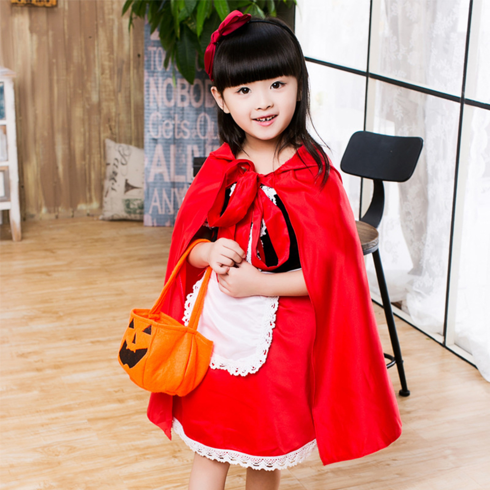 子供 キッズ 120㎝ ワンピース 衣装 ハロウィン コスプレ 仮装 お遊戯会 赤ずきん